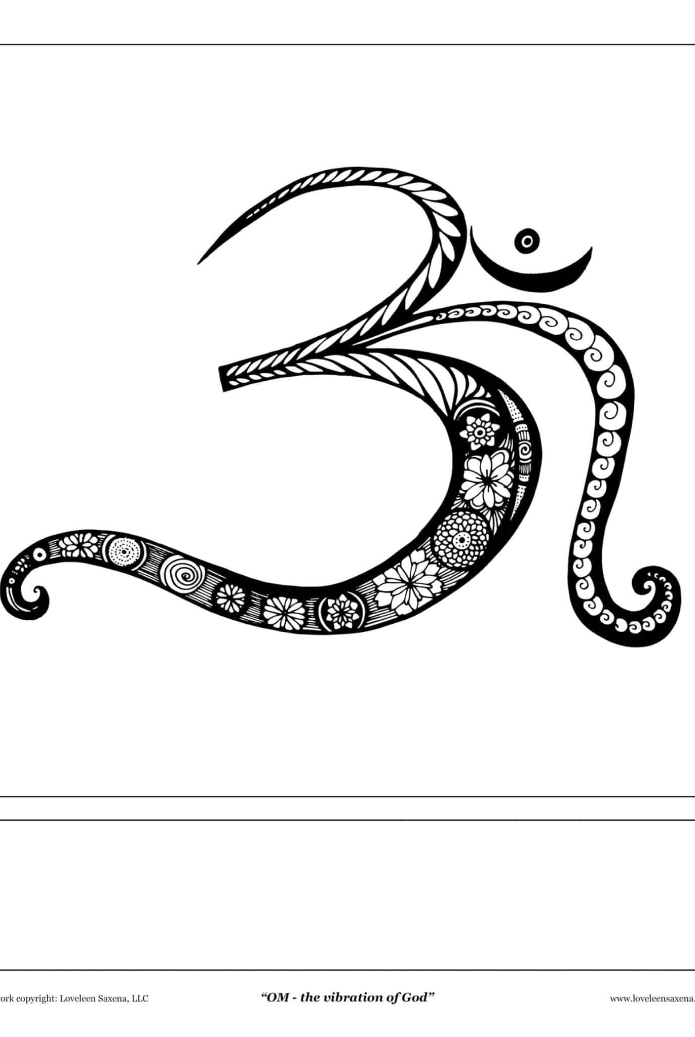 OM - coloring page