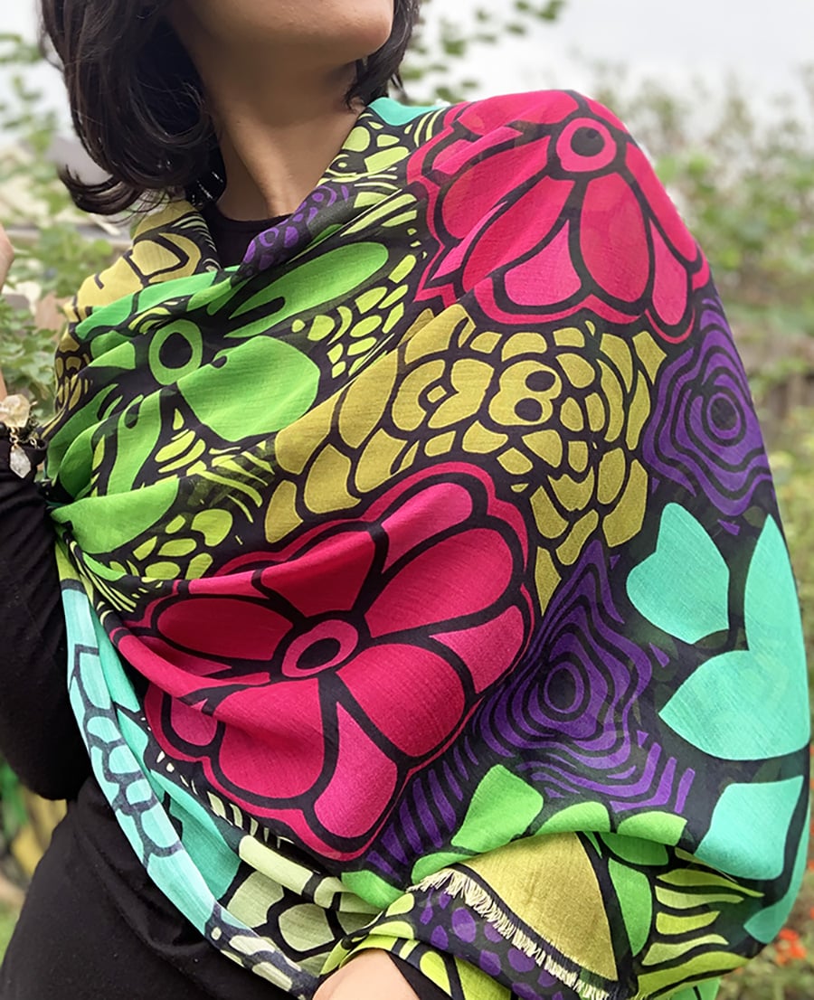 bloom boldly flower pattern