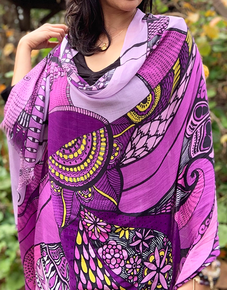 i-am-love-scarf-purple