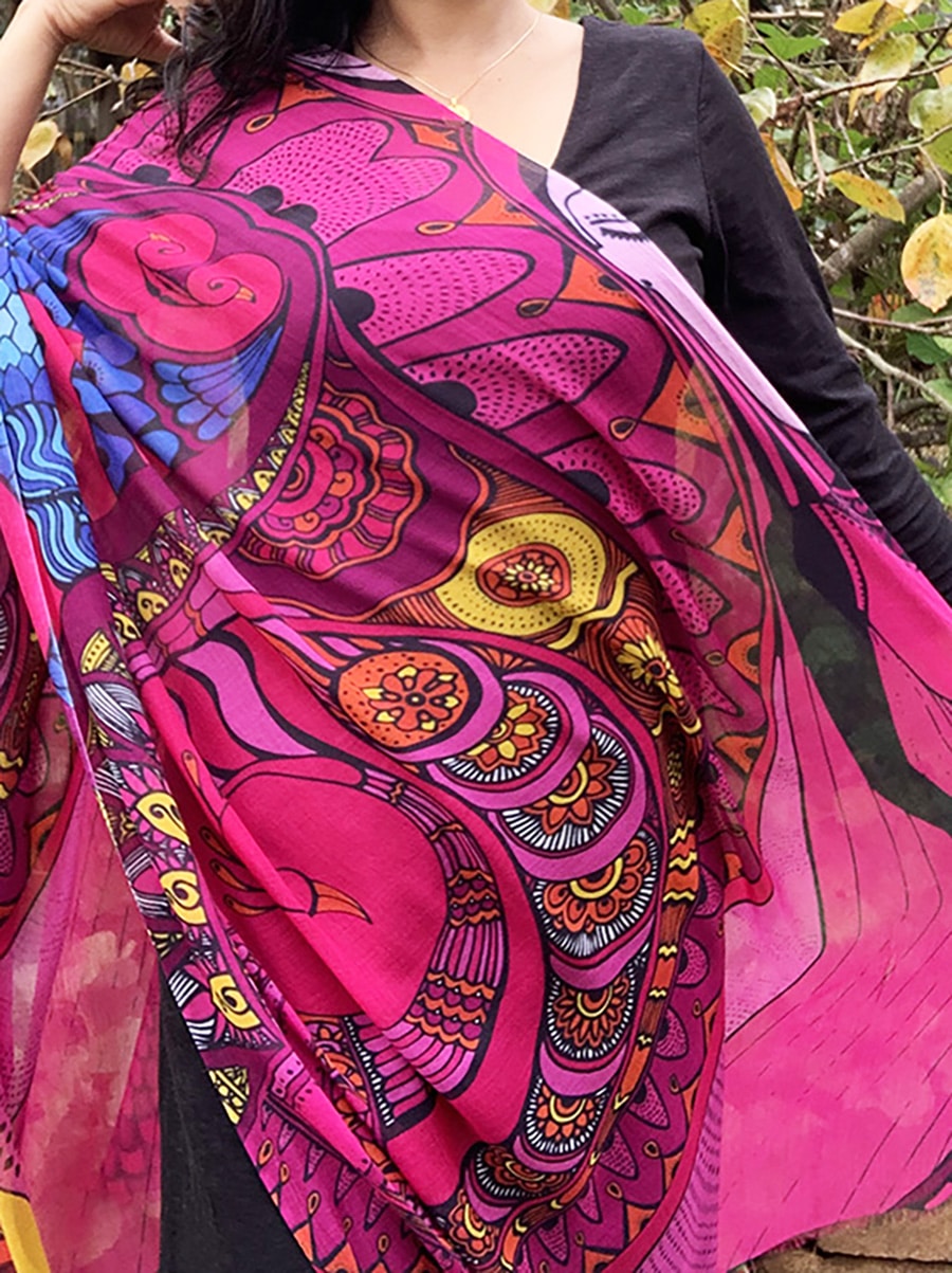 SCARF-Joy-grace-pink-blue-yellow