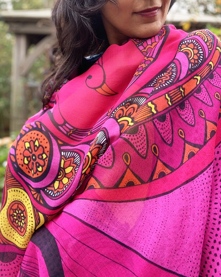 SCARF-Joy-grace-pink-blue-yellow