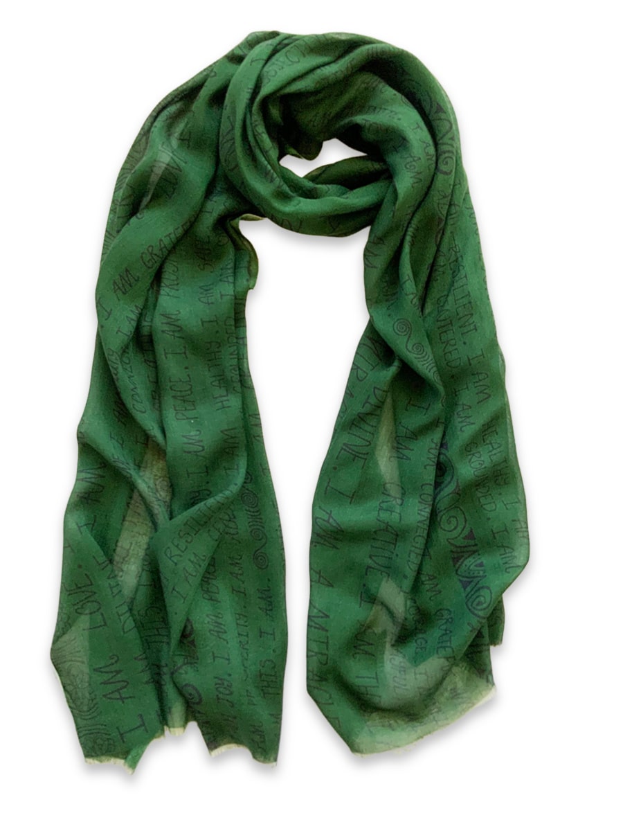 Scarves-I-AM-mantra-emarald-green-1