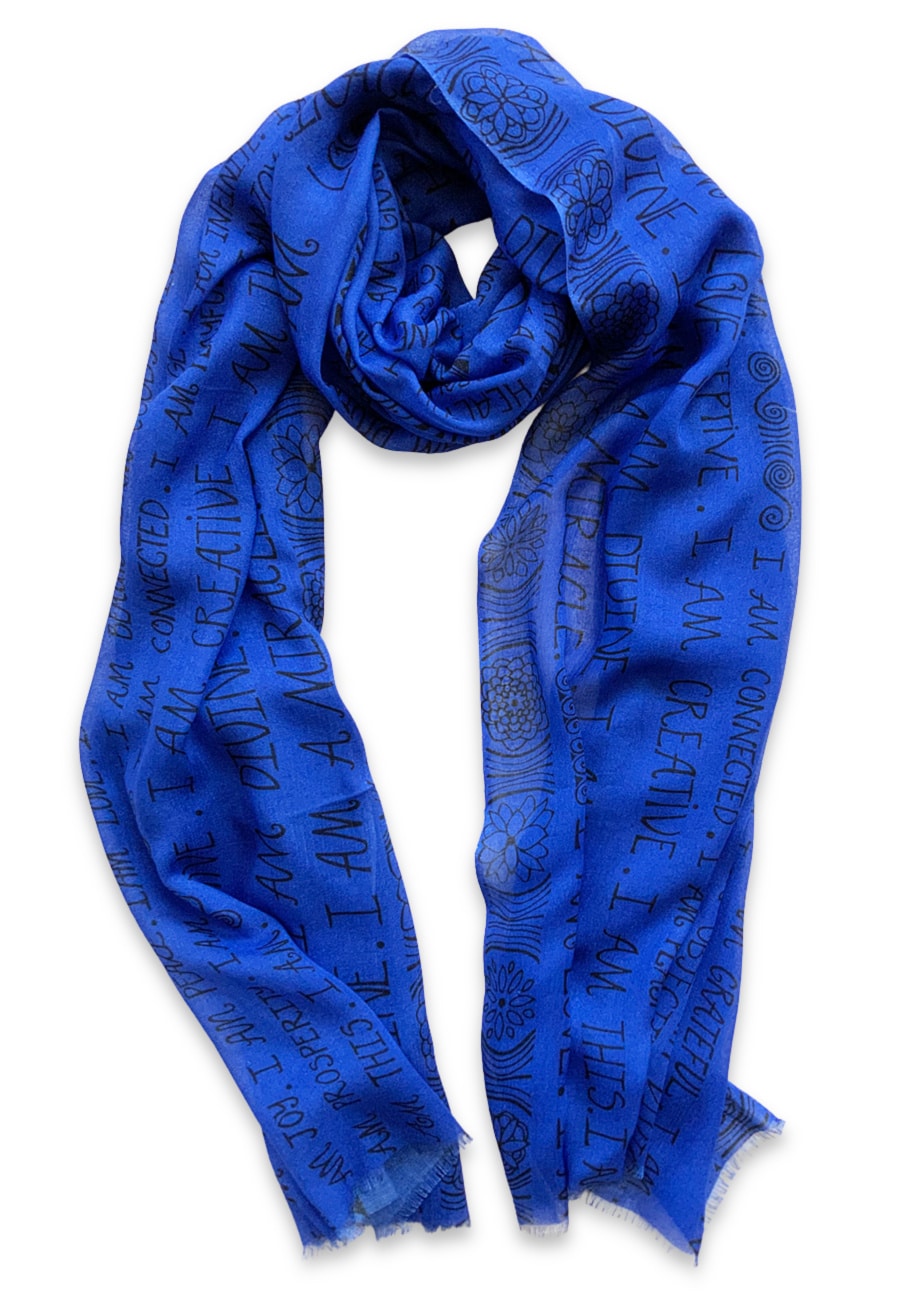 Scarves-I-AM-mantra-royal-blue-1