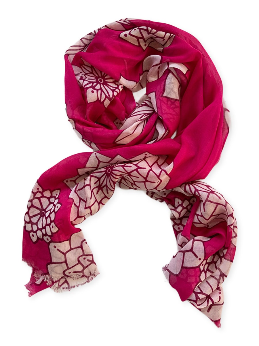 Scarves-miracle-flowers-pink