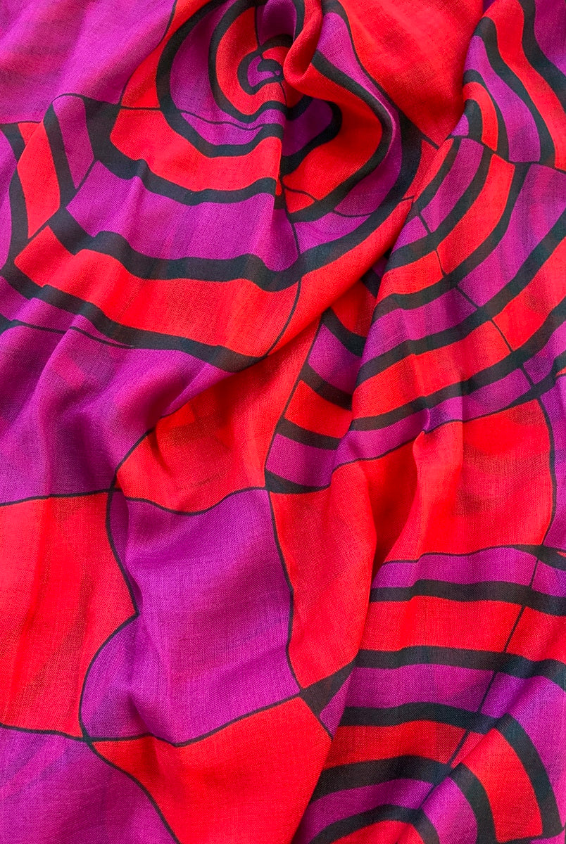 Scarves-spiral-purple-red