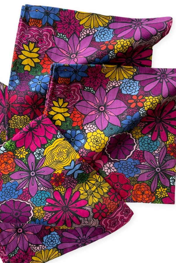 blooming beauty - colorful table napkins
