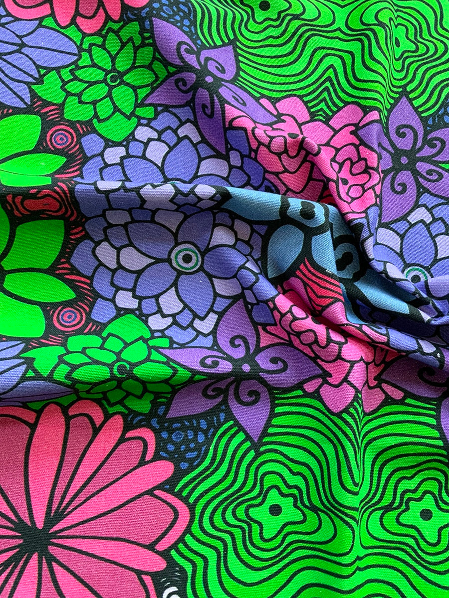 tea-towels-Bloom-boldly-blue-green-pink-plain