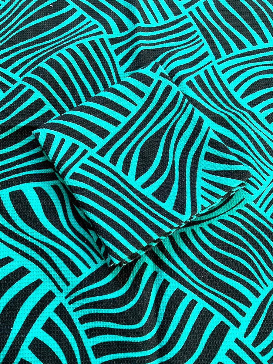 Tea-towel-waffle-lines-blue-black-pattern